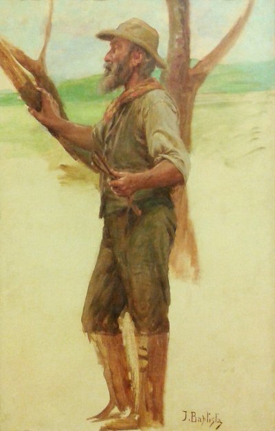 Unbetitelte Studie für Rinderzyklus von Joao Batista da Costa